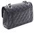 Borsa a tracolla Chanel Matelassé Double Flap Nero - vista 2