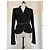 Just Cavalli Blazer nero con fodera leopardata - vista 2