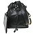 Chanel Vintage CC Drawstring Chain Leather Small Nero