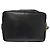 Chanel Vintage CC Drawstring Chain Leather Small Nero - vista 7