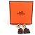 Hermès Hermes Amulette Maroquiné Ohrringe Braun Golden - Ansicht 8