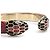 Bulgari Bvlgari BVLGARI Serpenti Metal Bangle Rosso D'oro - vista 5
