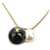 Collana Chanel Coco Mark Nero Bianco D'oro  - vista 1