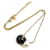 Collana Chanel Coco Mark Nero Bianco D'oro  - vista 2