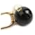 Collana Chanel Coco Mark Nero Bianco D'oro  - vista 3