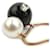 Collana Chanel Coco Mark Nero Bianco D'oro  - vista 4
