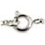 Collana Chanel Coco Mark Clover Argento Rosa Beige  - vista 6