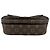 Borsa a tracolla Louis Vuitton Monogram Macassar Marrone Nero - vista 4
