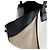 Bolsa de Ombro em Couro Loewe Hammock Preto Branco Bege - vista 7
