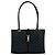 Borsa a mano Gucci nera in tela GG e pelle Nero