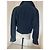 Thierry Mugler Navy blue short wool jacket Dark blue - view 2