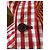 Camicia in cotone Burberry Brit Red Gingham Bianco Rosso - vista 9