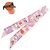 Hermès Foulard di seta Hermes Twilly CRRRES VOLANTS Rosa Arancione Porpora