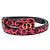 Cinturón Christian Dior Bobby Estampado de Leopardo Negro Rosa