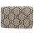 Portafoglio tri-fold Gucci Beige e Blu - vista 3