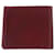 Portefeuille bi-fold Yves Saint Laurent Bordeaux Red Rouge  - vue 3