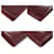 Portefeuille bi-fold Yves Saint Laurent Bordeaux Red Rouge  - vue 4