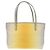 Fendi Zucchino Muster Tote Bag Braun Gelb