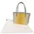 Fendi Zucchino Muster Tote Bag Braun Gelb - Ansicht 2