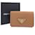 Saffiano Prada Tri-fold Compact Wallet Beige - view 2