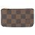 Louis Vuitton Damier Pochette Clé Coin Case Castaño Damier ebene