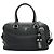 Borsa Prada PRADA Logo Borsa Boston Mini in pelle nera 2 vie da donna Nero