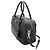 Borsa Prada PRADA Logo Borsa Boston Mini in pelle nera 2 vie da donna Nero - vista 2