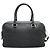 Borsa Prada PRADA Logo Borsa Boston Mini in pelle nera 2 vie da donna Nero - vista 3