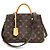 Borsa Louis Vuitton Montaigne BB Marrone
