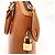 Borsa a mano Louis Vuitton Lockit Nomade Cammello - vista 4