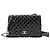 Chanel Timeless - Classic Double Flap Quilted Patent Maxi 33 x 23 x 10 Nero