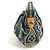 Neceser de maquillaje Louis Vuitton Monogram Denim Trousselaye Azul - vista 8