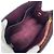 Borsa Prada in pelle Saffiano rosso vino Bordò - vista 12