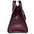 Borsa Prada in pelle Saffiano rosso vino Bordò - vista 3