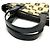 Borsa Tote Loewe Anagram Nero Beige - vista 7
