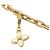 Portachiavi Louis Vuitton Monogram Gold D'oro - vista 10