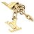 Portachiavi Louis Vuitton Monogram Gold D'oro - vista 11