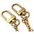 Portachiavi Louis Vuitton Monogram Gold D'oro - vista 5