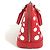 Borsa a tracolla Louis Vuitton Yayoi Kusama Epi Infinity Dot Polka Alma BB Bianco Rosso - vista 3