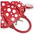 Borsa a tracolla Louis Vuitton Yayoi Kusama Epi Infinity Dot Polka Alma BB Bianco Rosso - vista 9