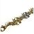 Bracciale con ciondolo Chanel B26P CC Coco Mark Argento D'oro - vista 3