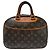 Louis Vuitton Monogram Canvas Keepall Bandouliere 45 Marrone Monogramma