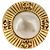 Orecchini CHANEL Metallo Tono Oro Bianco CC Auth bs36536 - vista 3