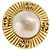 Orecchini CHANEL Metallo Tono Oro Bianco CC Auth bs36536 - vista 7