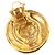 Orecchini CHANEL Metallo Tono Oro Bianco CC Auth bs36536 - vista 9