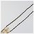 Collana Profumo CHANEL Metallo Tono Oro Nero CC Auth bs36541 - vista 4