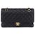 Borsa a tracolla CHANEL Chain Matelasse Pelle Caviar Nero Oro CC Auth ka5697SAM D'oro - vista 2