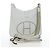 Hermès Borsa a tracolla HERMES Evelyn 1GM in pelle bianca argento Auth 195640SAM Bianco - vista 24