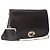 Christian Dior Chain Shoulder Bag Leather Dark Brown Gold Auth 195730 Golden
