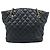 CHANEL Matelasse Chain Schultertasche aus Lammleder Schwarz Gold CC Auth bs36768 Golden - Ansicht 3